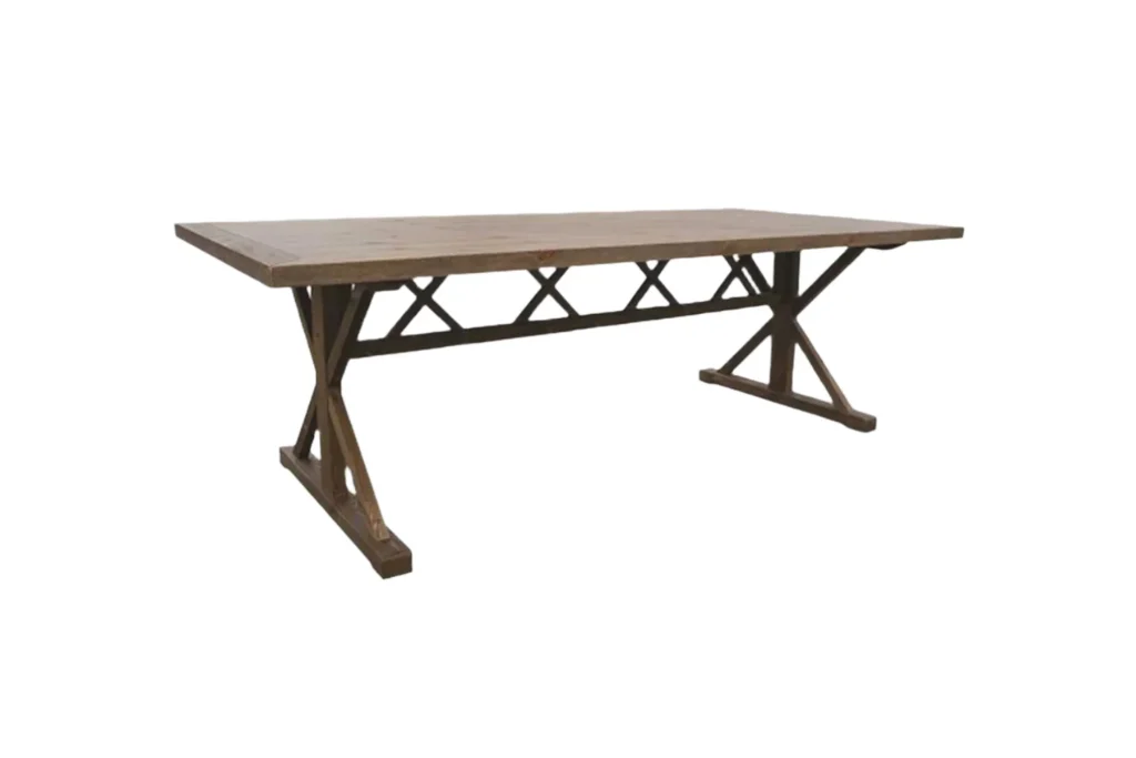 Maybloom Brown Wash 4' x 8' Table