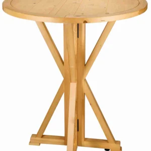 36" (3 Foot) Natural Round Farm Cocktail Table