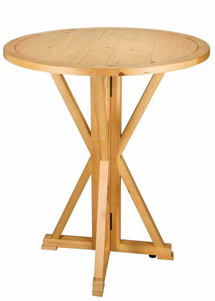 36" (3 Foot) Natural Round Farm Cocktail Table