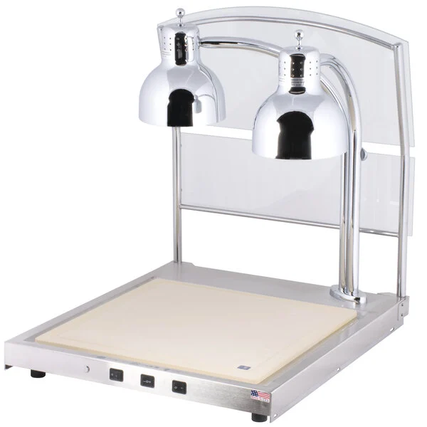 Alto-Shaam CS-200S Heated Dual Lamp Carving Station with Sneeze Guard - 120V - Image 9