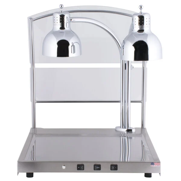 Alto-Shaam CS-200S Heated Dual Lamp Carving Station with Sneeze Guard - 120V - Image 7