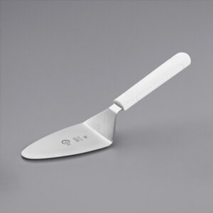 Mercer Culinary Millennia® 11" Pie Server with White Polypropylene Handle